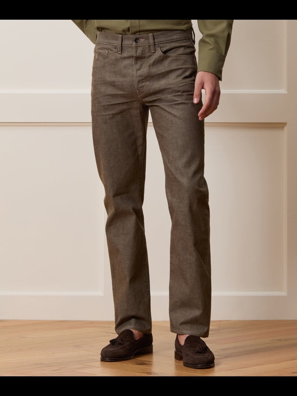 NWT Todd Snyder Straight Fit Lightweight Japanese Selvedge Jean in Whiskey - Picture 3 of 4